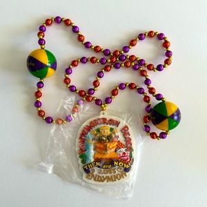 Pontchartrain Beach Mardi Gras bead.